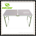 Best quality small wooden folding table with metal folding table leg